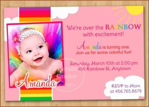 Editable First Birthday Invitation Templates Free Download