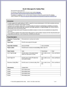 Electrical Contractor Safety Program Template