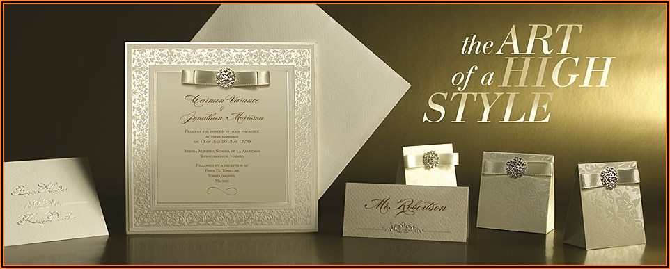 Elegant Luxury Wedding Invitations Uk