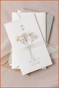 Elegant Wedding Card Ideas