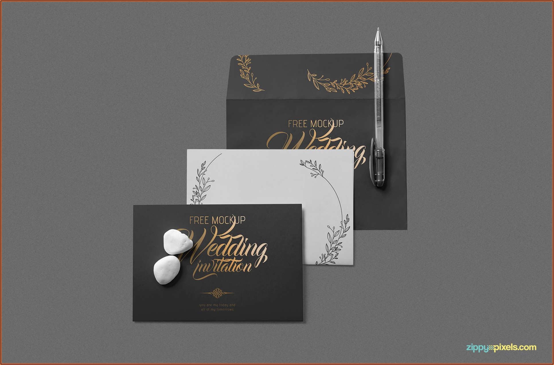 Elegant Wedding Invitations Photoshop