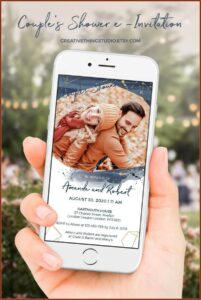 Elegant Wedding Invitations With Photo