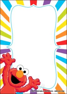 Elmo Birthday Invitation Templates Free