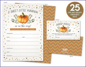 Fall Gender Reveal Invitations Free