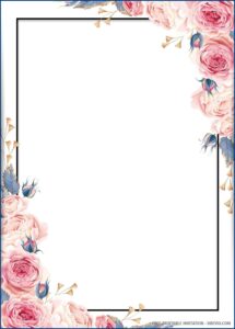 Floral Wedding Invitation Template Free