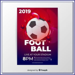 Football Poster Template Psd