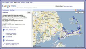 Framed Cape Cod Nautical Maps