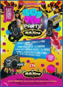 Free 90's Birthday Invitation Templates