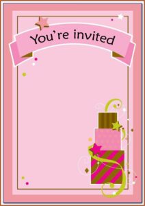 Free Birthday Invitation Templates