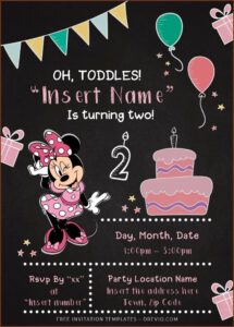 Free Birthday Invitation Templates For Word