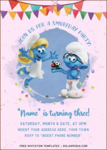 Free Birthday Invitations Templates For Word