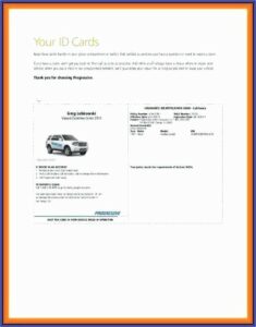 Free Blank Car Insurance Card Template