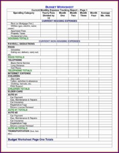Free Business Plan Budget Template Excel