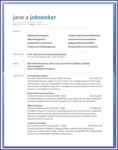 Free Curriculum Vitae Templates Word