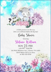Free Editable Baby Birthday Invitation Templates