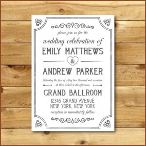 Free Editable Invitation Templates For Word