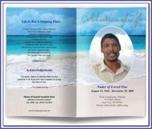 Free Funeral Invitation Templates Uk