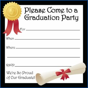 Free Graduation Invitation Templates Printable