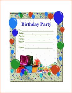 Free Invitation Maker Online Printable