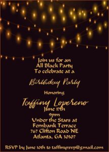 Free Invitation Templates For 21st Birthday