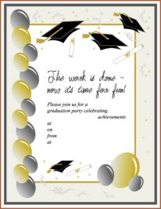 Free Invitation Templates For Word