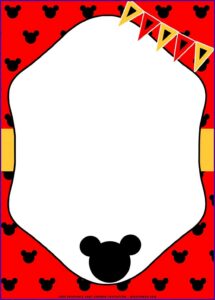 Free Mickey Mouse Birthday Invitation Templates
