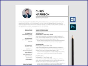 Free Ms Word Resume Cv Template