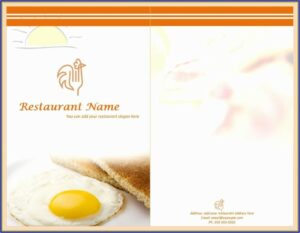Free Printable Breakfast Menu Template