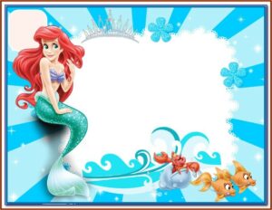 Free Printable Mermaid Birthday Invitation Templates