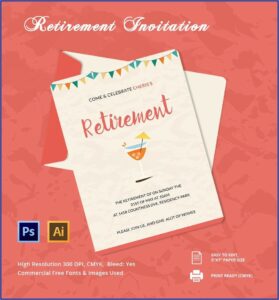 Free Retirement Party Flyer Templates
