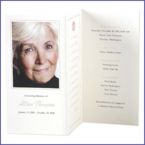 Funeral Service Invitation Templates