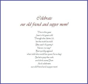 Funny Birthday Invitation Message For Friends