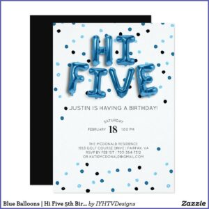 Girl 5th Birthday Invitation Message