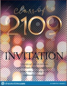 Graduation Invitation Card Background