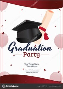 Graduation Invitation Card Design