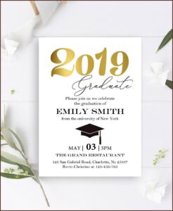 Graduation Invitation Card Wording