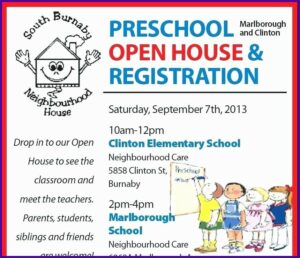 High School Open House Invitation Template