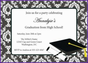 High School Open House Invitation Wording