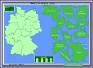 Interactive South America Map Puzzle