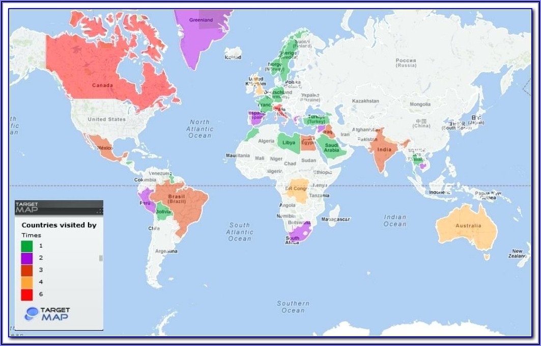 Interactive World Map Countries Quiz