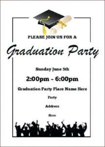 Invitation Card Formal Graduation