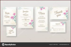 Invitation Card Layout Design