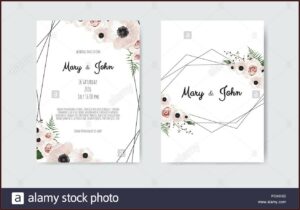 Invitation Card Template Design