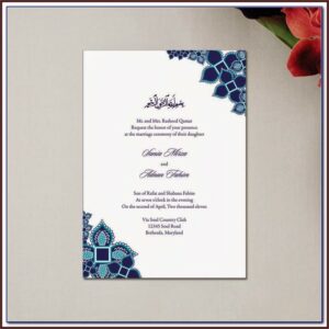Invitation Card Template Free Download Publisher