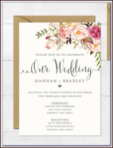 Invitation Card Template Freepik
