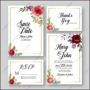 Invitation Card Template Png