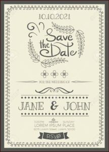 Invitation Card Template Size