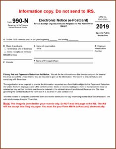 Irs Form 990 N Pdf
