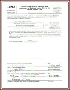 Irs Tax Exempt Form 501c3