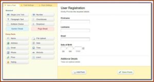 Java Dynamic Form Builder